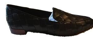 New Ramsey Women's Size 8 Black Woven Slip-On Loafer Flats JustFab